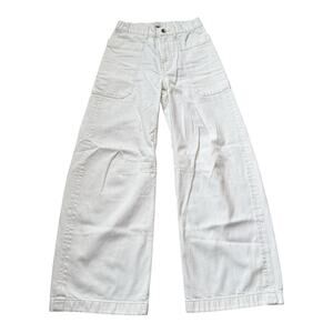 Everlane THE GARDENER PULL-ON BARREL JEAN in Bone Size 23